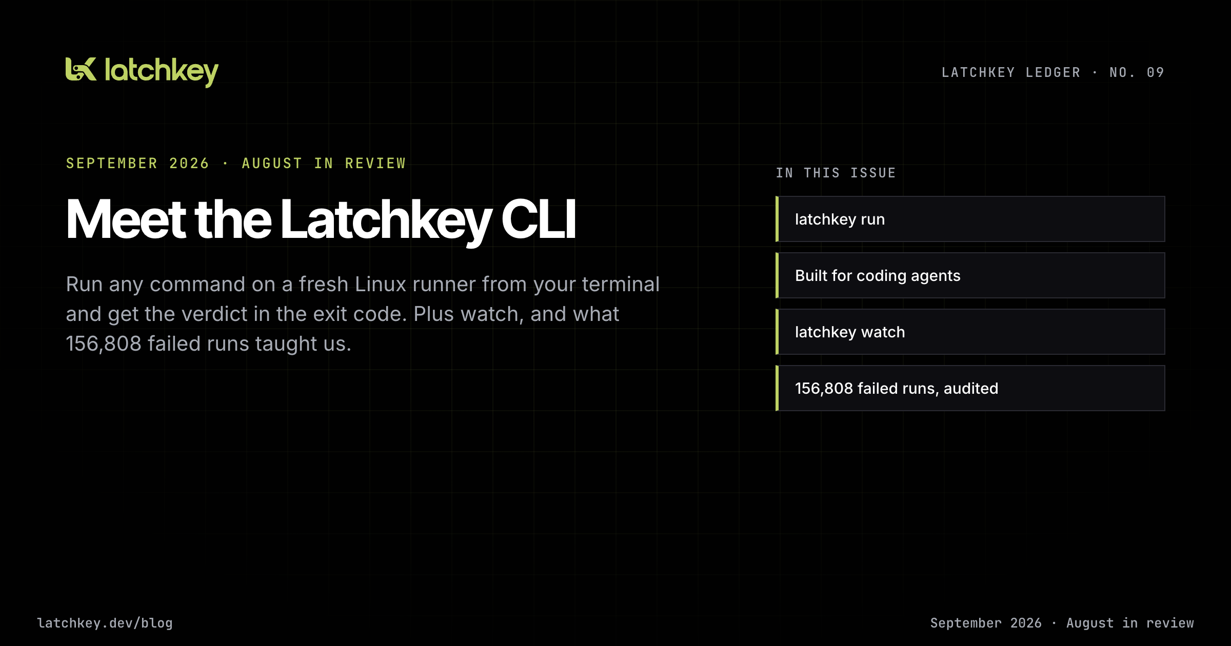 September Update: Meet the Latchkey CLI
